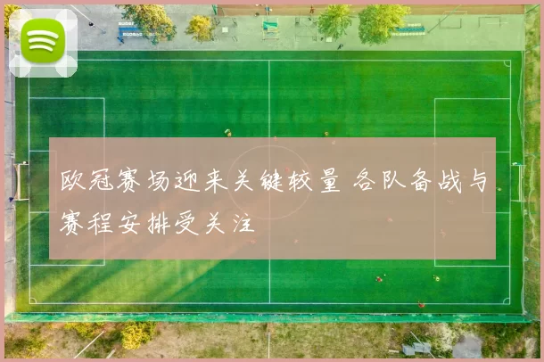 欧冠赛场迎来关键较量 各队备战与赛程安排受关注